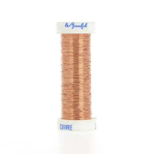 Alambre metálico fino 0,20 mm Lebaufil - Cobre x20m
