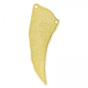 Separador cuerno 2 agujeros 45 mm dorado satinado x1