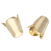 Conchas tulipán 4 mm - Dorado x10