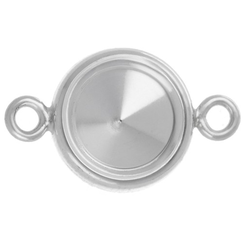 Juego de espaciadores para cabujón PureCrystal 1122 8 mm - Plata 925 x1