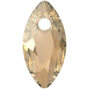 PureCrystal Marquise Cut 6437 Colgante 9x4,5 mm - Cristal Golden Shadow x1