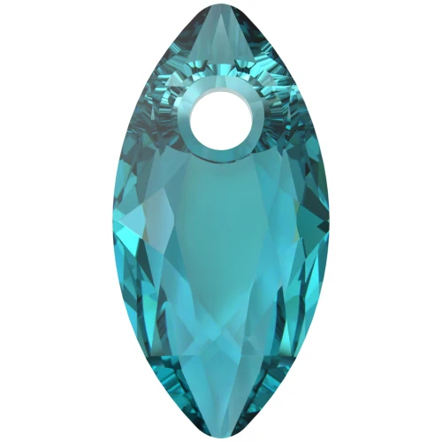 PureCrystal Corte Marquesa 6437 Colgante 9x4,5 mm - Circón Azul x1
