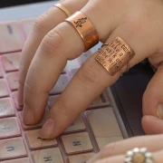 Punzones ImpressArt Signature 3 mm para acero - Letras minúsculas BROOKLYN x33