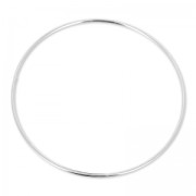 Pulsera jonc 70 mm rodiado HQ x1