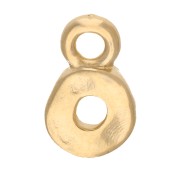 Mini Dije Donas Irregulares 9x5,5 mm - Dorado fino x1