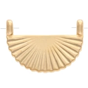 Abanico Separador 12x16 mm 2 anillos - Dorado con oro fino x1