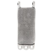Colgante araña rectángulo 32x12,5mm - Chapado en plata de ley envejecida