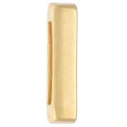 Tamaño de letra del alfabeto 15 x 3,5 mm - I - para cinta de 10 mm - Dorado con oro fino x1