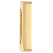 Tamaño de letra del alfabeto 15 x 3,5 mm - I - para cinta de 10 mm - Dorado con oro fino x1
