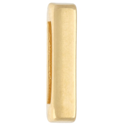 Tamaño de letra del alfabeto 15 x 3,5 mm - I - para cinta de 10 mm - Dorado con oro fino x1