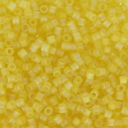 Miyuki Delica 15/0 DBS0854 - Mat Transparent Yellow AB x5g