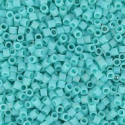 Miyuki Delica 15/0 DBS0878 - Mat Opaque Turquoise Green AB x5g