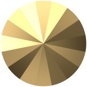 Cabujón Swarovski 1122 Rivoli 12 mm - Cristal Aurum x1