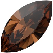 Swarovski 4228 6x3 mm Gotas - ReCreated Smoked Topaz x4