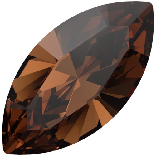 Swarovski 4228 6x3 mm Gotas - ReCreated Smoked Topaz x4