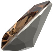 Cabujón Swarovski 4320 8x6 mm - Topacio ahumado claro reinventado x1