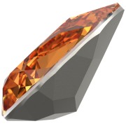 Cabujón Swarovski 4320 10x7 mm - Naranja oscuro x1