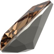 Cabujón Swarovski 4320 14x10 mm - Topacio ahumado claro reinventado x1