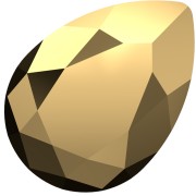 Cabujón Swarovski 4320 14x10 mm - Cristal Aurum x1