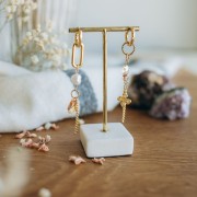 Gotas Swarovski 6010 13x6,5 mm - Naranja oscuro x1