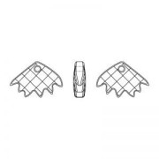 Colgante de cristal Zinnia Swarovski 6902 16.5x25 mm x1