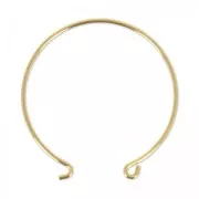 Pulsera jonc para personalizar 57 mm dorado con oro fino HQ x1