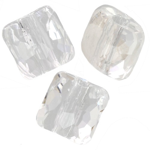 Cuentas cuadradas 6 mm - Fantasy Square Swarovski 5035 - Cristal x6