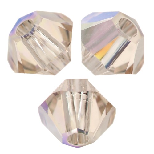 Peonzas de cristal Swarovski 5328 3 mm - Light Silk AB x50