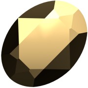 Cabujón Swarovski 4120 8x6 mm - Cristal Aurum x1|raw }}