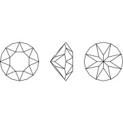 Cabujón Swarovski 1088 6 mm Cristal Electra x1