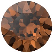 Cabujón Swarovski 1088 6 mm - Topacio ahumado recreado x1