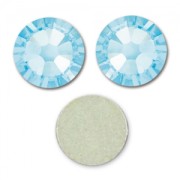 Swarovski 1.8 mm Aguamarina strass pegatinas x36