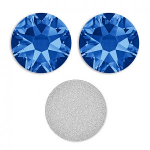 Strass para pegar Swarovski 4 mm Sapphire x36