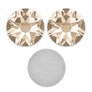 Swarovski 4 mm Light Silk strass adhesivos x36