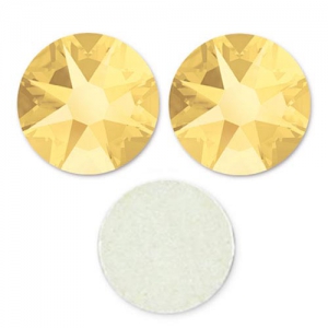 Swarovski 4 mm Crystal Metallic Sunshine strass para pegar x36