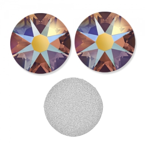 Strass para pegar en cristal Swarovski 2088 4 mm Topaz Shimmer x36
