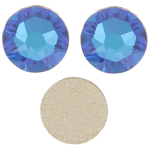 Cristal Swarovski strass adhesivo 4 mm - Cristal Bermuda Azul x36