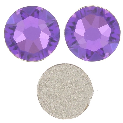 Swarovski 4 mm strass cristal pegatinas - Cristal Heliotropo x36