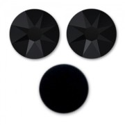 Strass cristal Swarovski 6 mm Jet x10