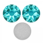 Strass para pegar Swarovski 6 mm Blue Zircon x10