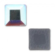 Strass Hotfix Cuadrados Swarovski 2400 3 mm Cristal AB x20