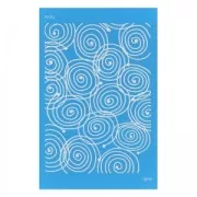Silk Screen Moiko 74x105 mm- Motif spirales 4.03