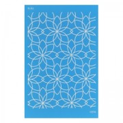 Silk Screen Moiko 74x105 mm- Motif rosaces 3.14|raw }}