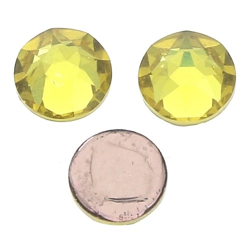 Strass Hotfix Swarovski 5 mm Topacio claro x36