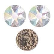 Strass Hotfix Swarovski 6 mm Cristal AB x12|raw }}