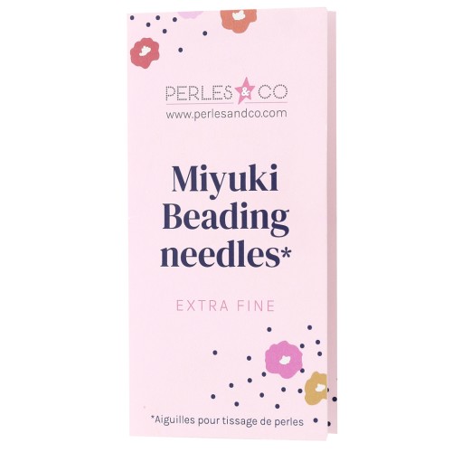 Agujas para enfilar Miyuki extra finas - Perles and Co x4