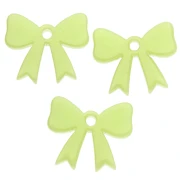 Colgante nudo 16,5x20 mm en acrílico opaco - Verde manzana x1