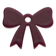 Colgante nudo 16,5x20 mm en acrílico opaco - Lie de vin x1