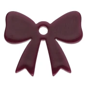 Colgante nudo 16,5x20 mm en acrílico opaco - Lie de vin x1