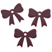 Colgante nudo 16,5x20 mm en acrílico opaco - Lie de vin x1